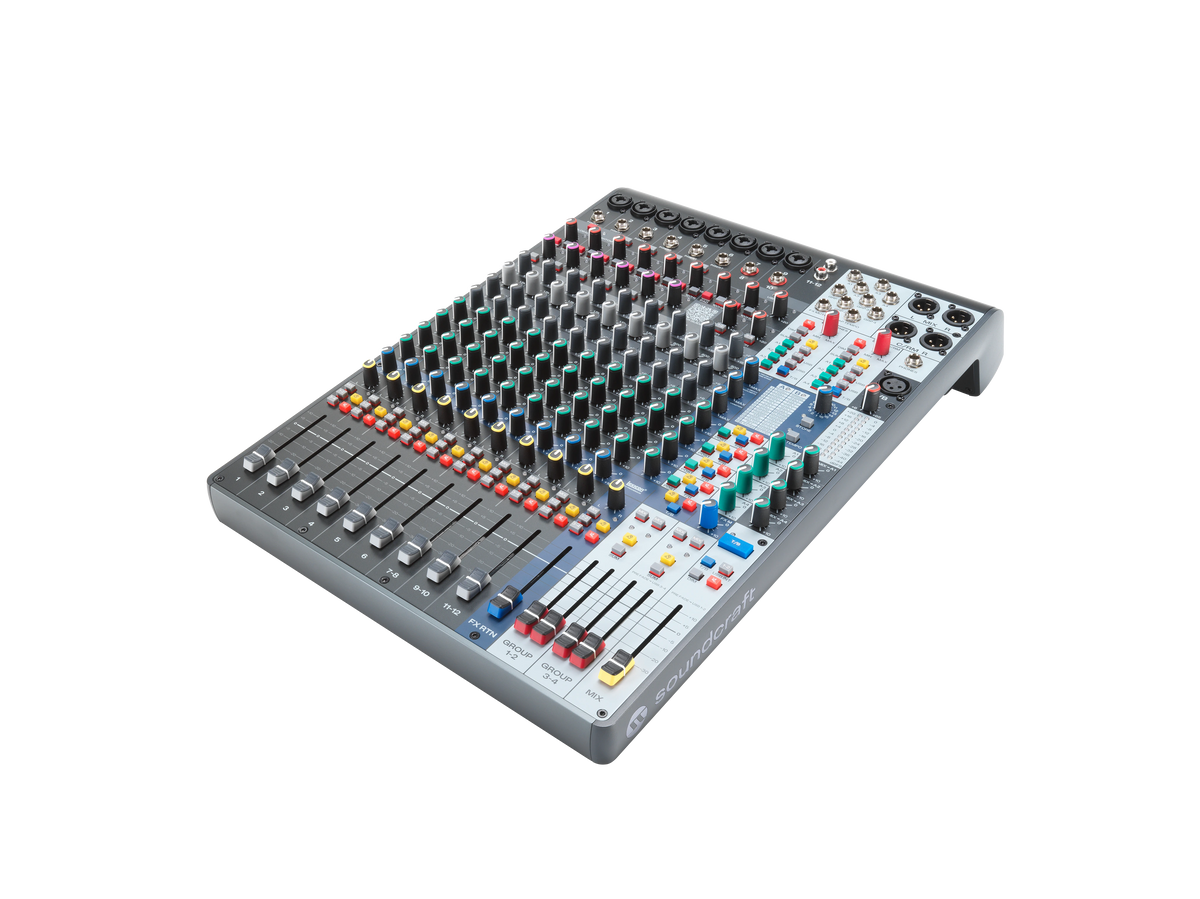 Soundcraft SIGNATUREPLUS-12-US - Signature Plus 12-Channel Mixer with Lexicon Effects