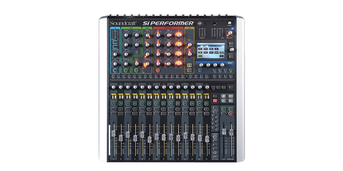 Soundcraft SI-PERFORMER-1 - 16-Channel Digital Mixer with DMX Control