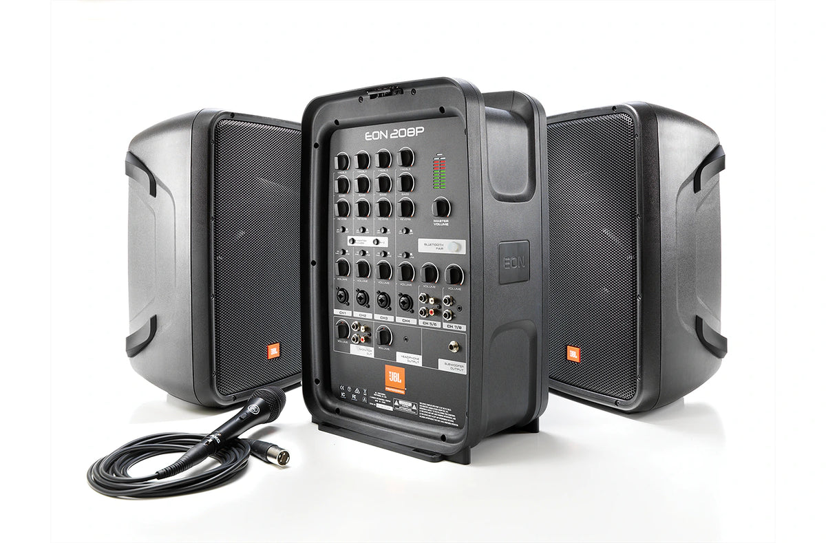 JBL EON208P - All-In-One Linear-Array P.A. System With 6-Channel Mixer