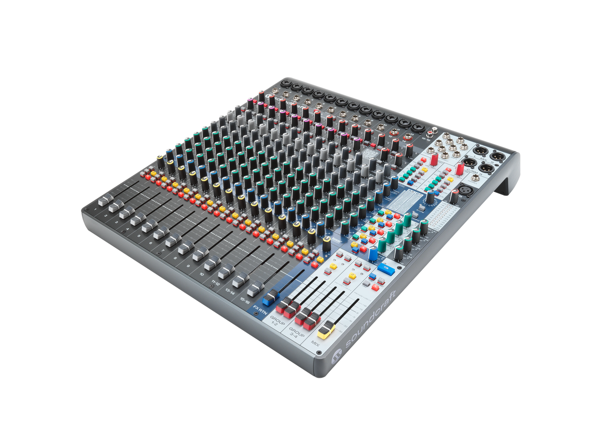Soundcraft SIGNATUREPLUS-16-US - Signature Plus 16-Channel Mixer with Lexicon Effects