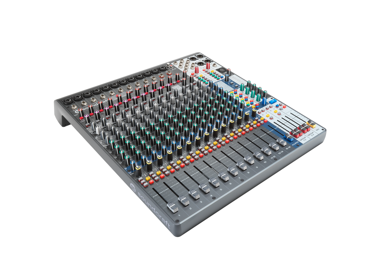 Soundcraft SIGNATUREPLUS-16-US - Signature Plus 16-Channel Mixer with Lexicon Effects - alternate view