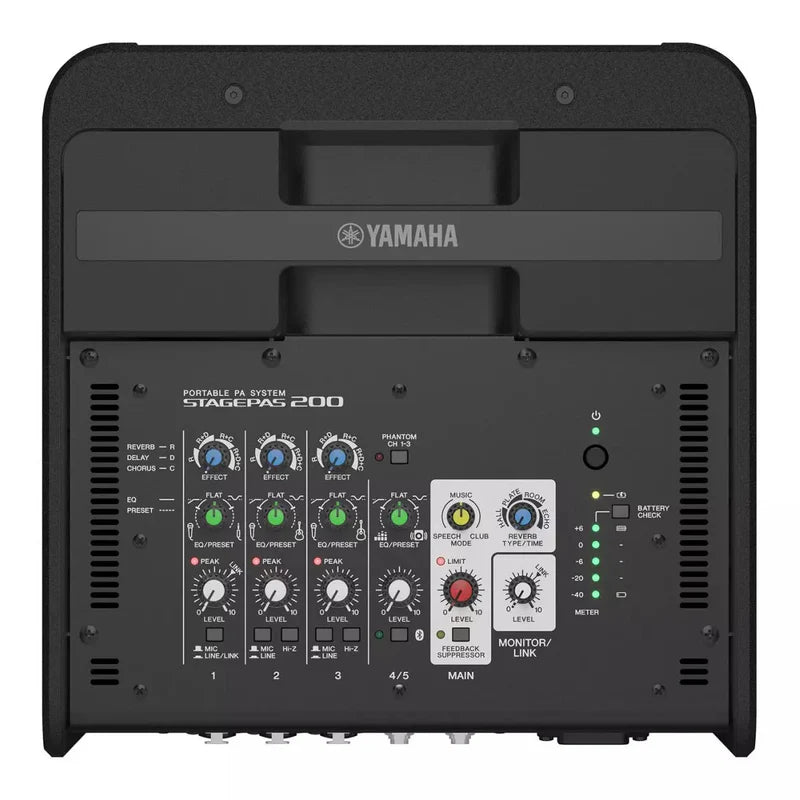 Yamaha STAGEPAS200BTR Portable PA System With Lithium-Ion Battery