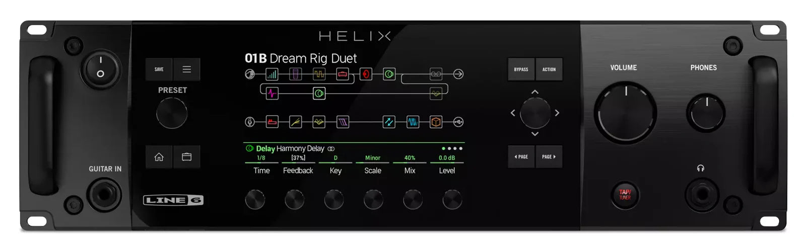 Line 6 HELIX RACK Guitar Multi-Effects Rack Processor