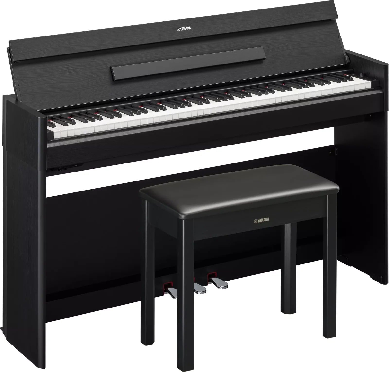Yamaha YDPS55 Arius Series Slim-Body Digital Piano With Stand And Bench (Black) - 88 Keys