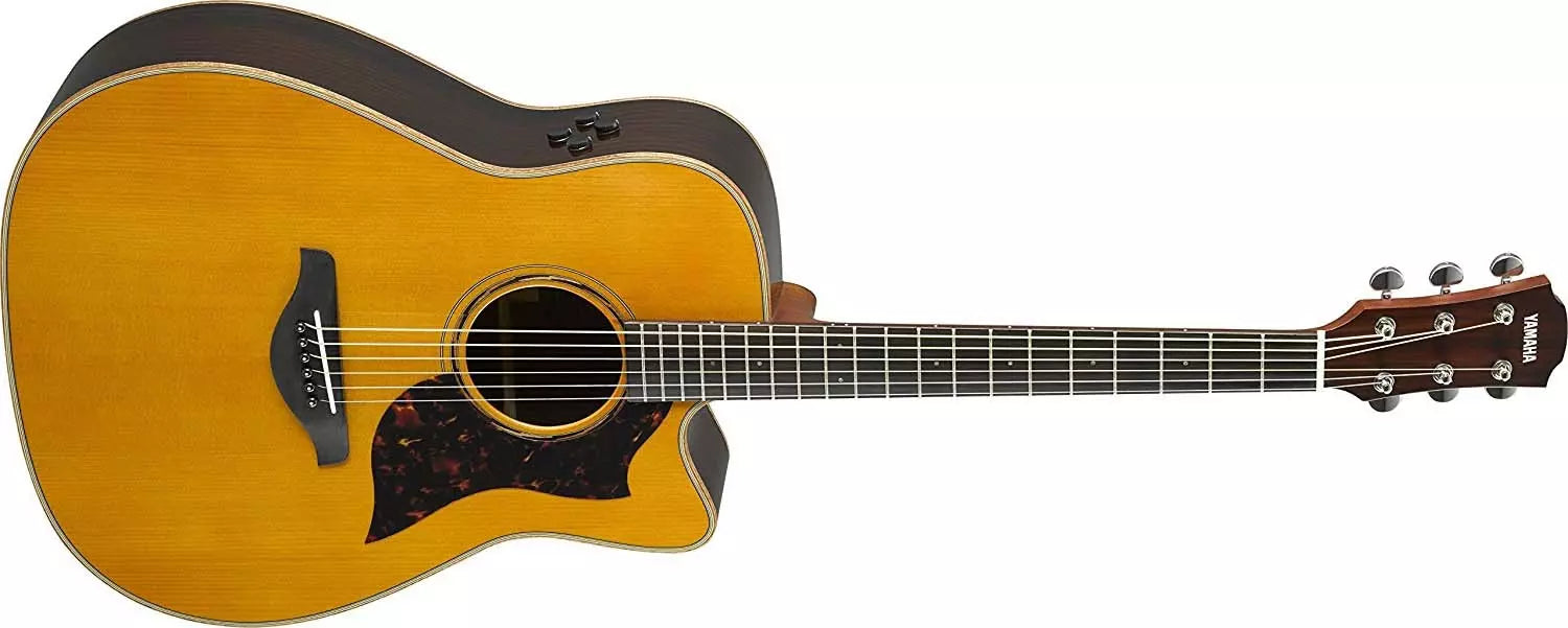 Yamaha A3R All Solid Spruce/Rosewood Dreadnought Cutaway - Vintage Natural