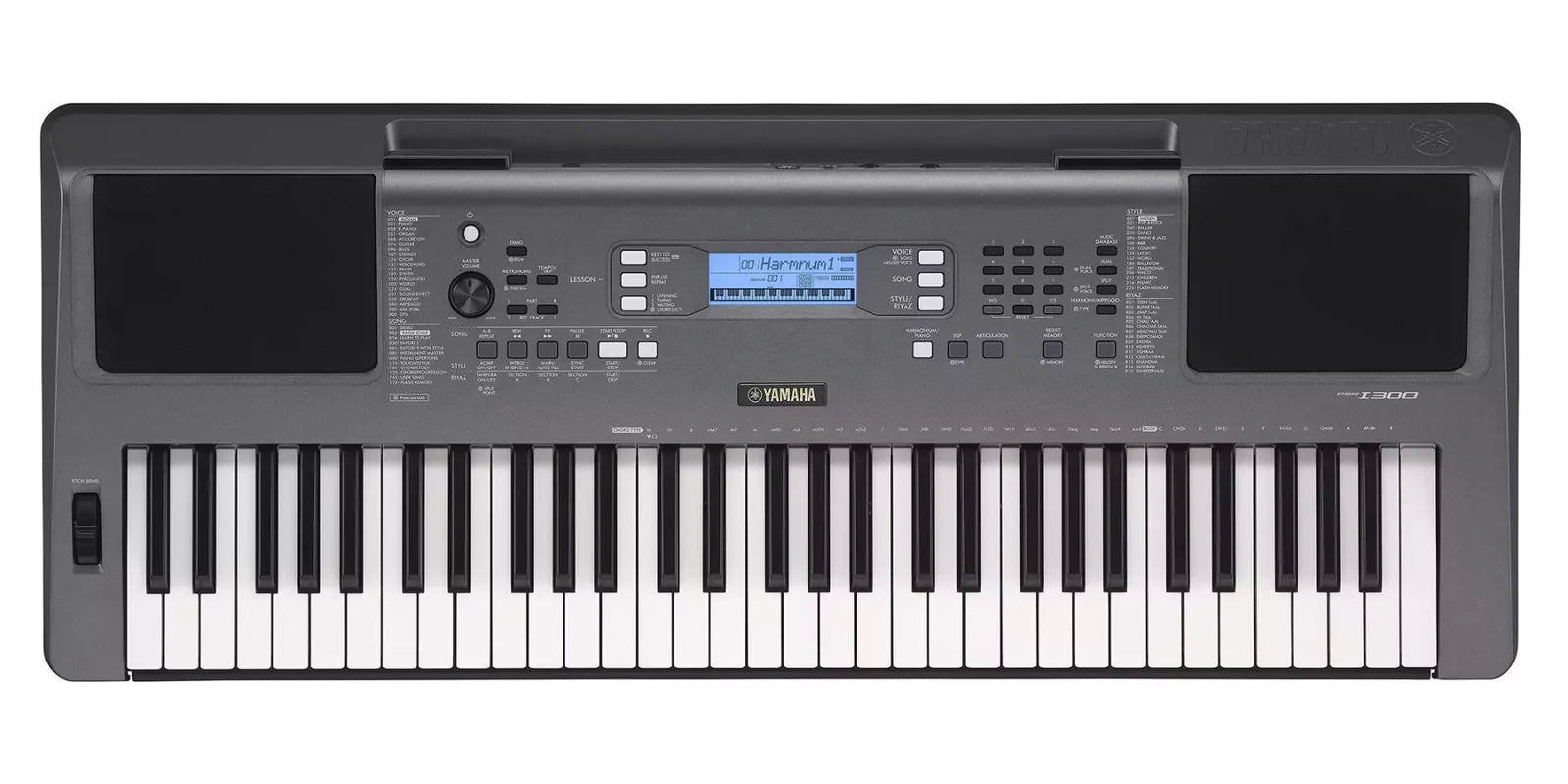 Yamaha PSRI300 Portable Touch Sensitive Keyboard - 61 Keys