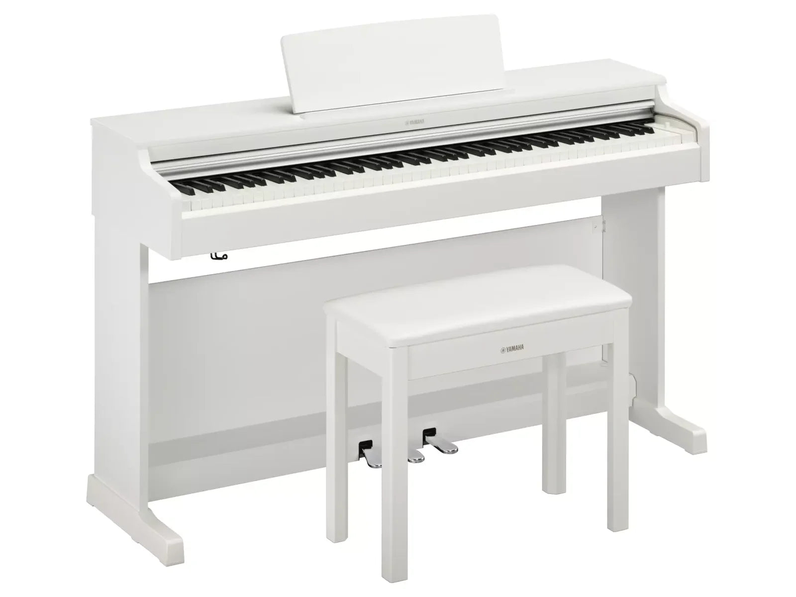 Yamaha YDP165 Arius Series Console Digital Piano With Bench (White) - 88 Keys