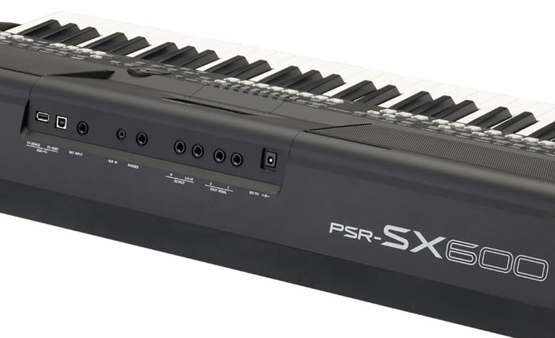 Yamaha PSRSX600 Arranger Workstation - 61 Keys