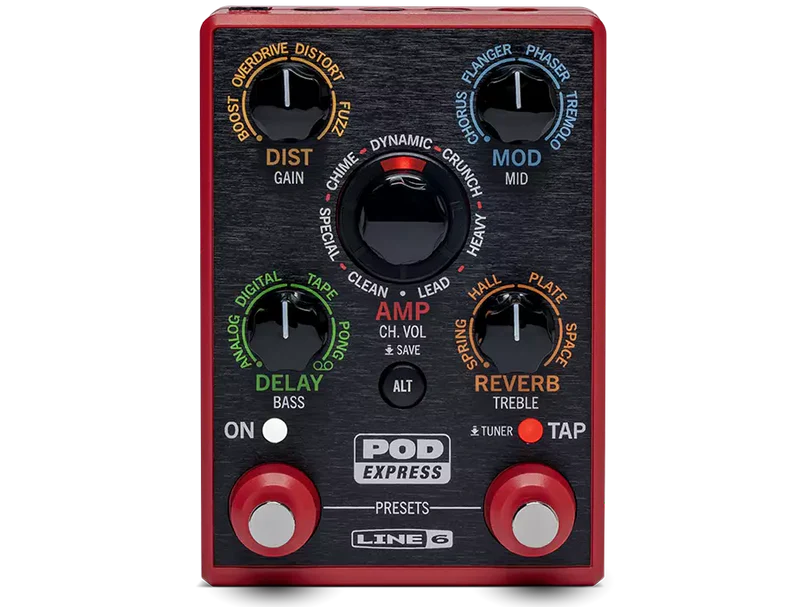 Line 6 POD EXPRESS GUITAR Ultra-Portable Amp and Effects Processor